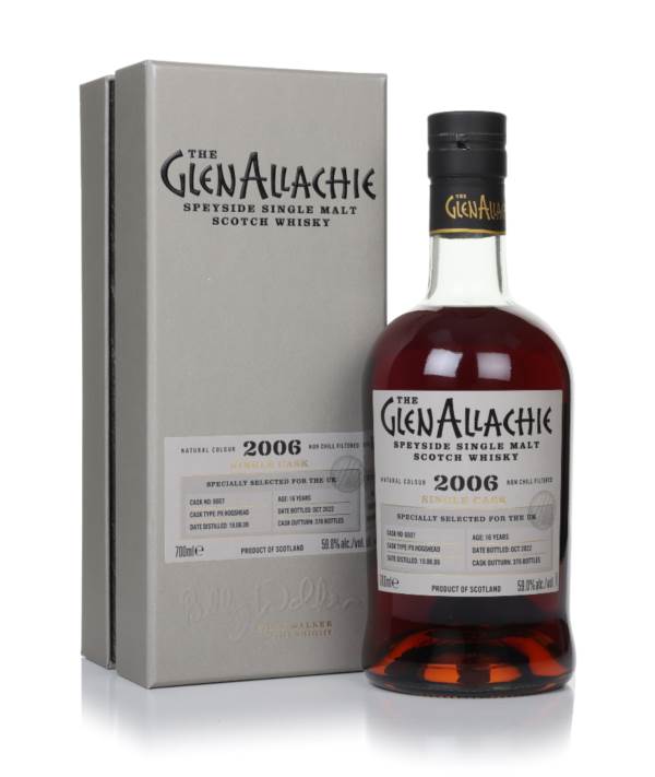 GlenAllachie 16 Year Old 2006 (cask 6607) - PX Hogshead product image