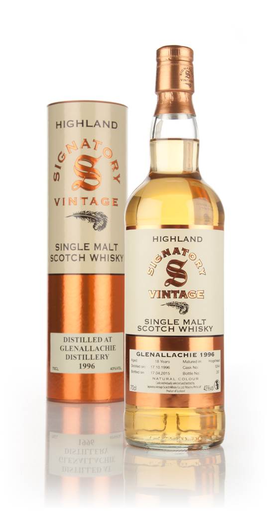 Glenallachie 18 Year Old 1996 (cask 5240) (Signatory) product image