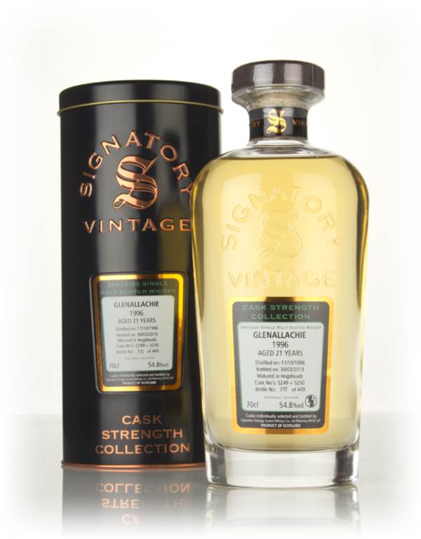 Glenallachie 21 Year Old 1996 (casks 5249 & 5250) - Cask Strength Collection (Signatory) product image