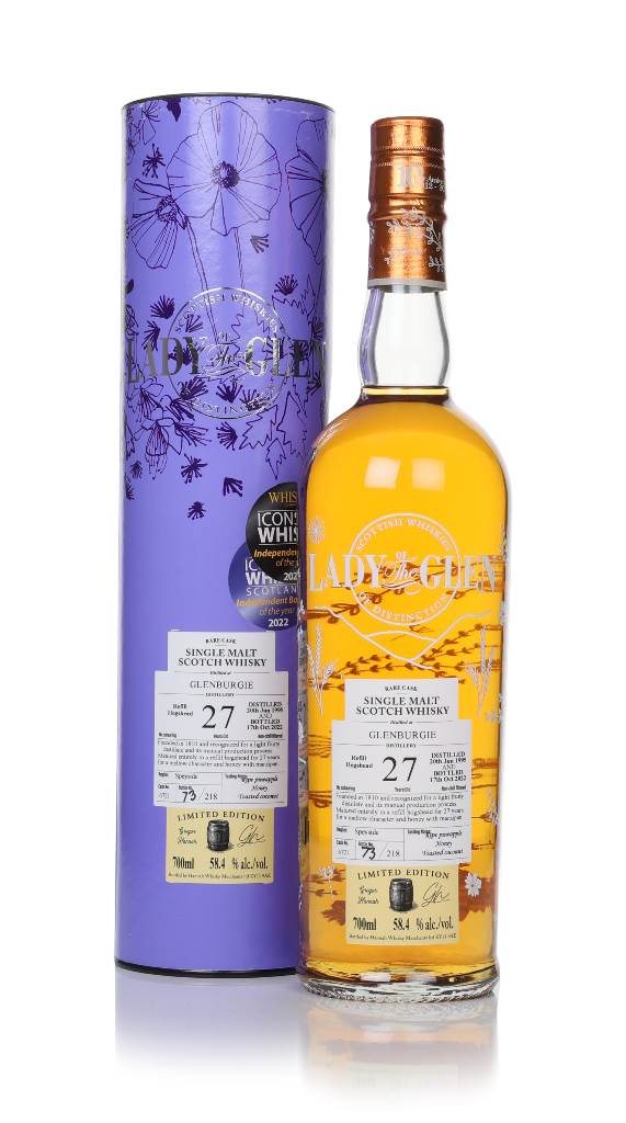 Glenburgie 27 Year Old 1995 (cask 6721) - Lady of the Glen (Hannah Whisky Merchants) product image
