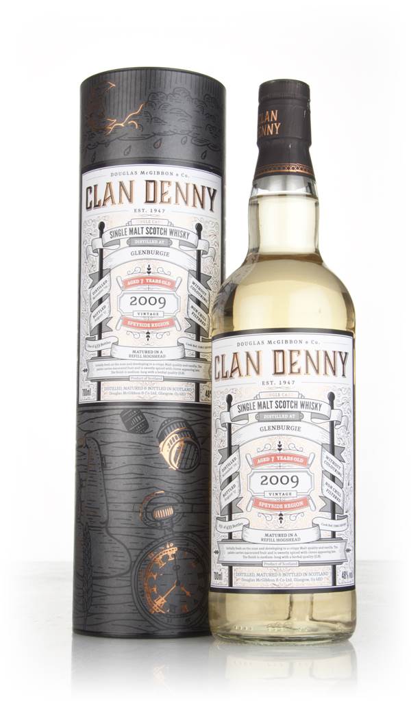 Glenburgie 7 Year Old 2009 (cask 12091) - Clan Denny (Douglas Laing) product image