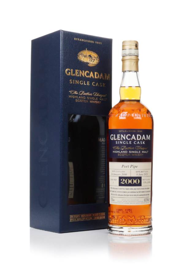 Glencadam 21 Year Old 2000 (cask 1) - Port Pipe product image
