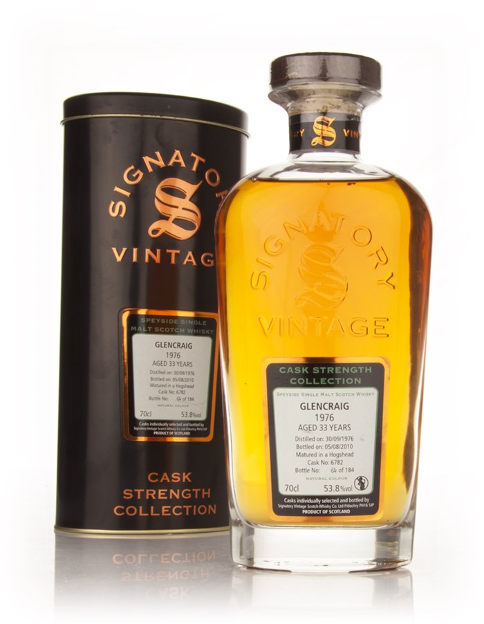 Glencraig 35 Year Old 1976 Cask 4259 - Cask Strength Collection (Signatory)