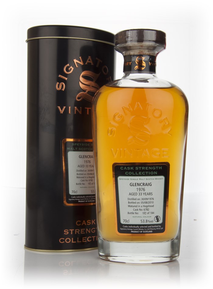 Glencraig 33 Year Old 1976 - Cask Strength Collection (Signatory)