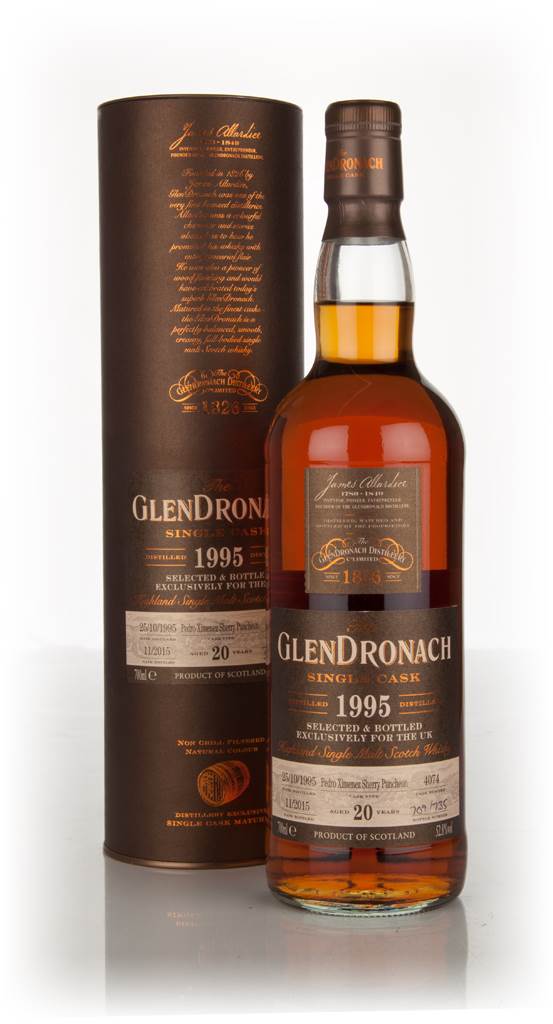 GlenDronach 20 Year Old 1995 (cask 4074) product image