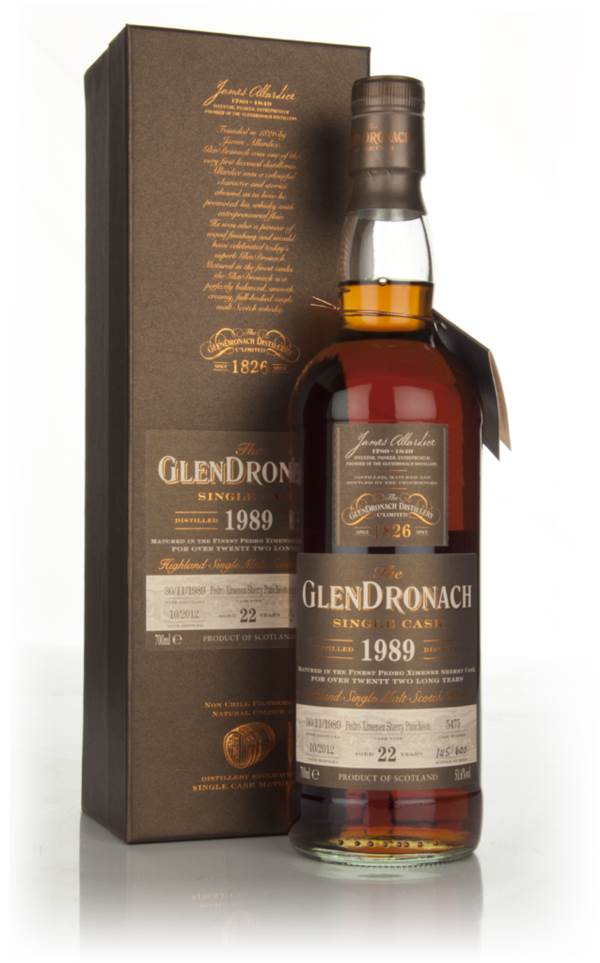 GlenDronach 22 Year Old 1989 - Pedro Ximénez Cask Finish product image