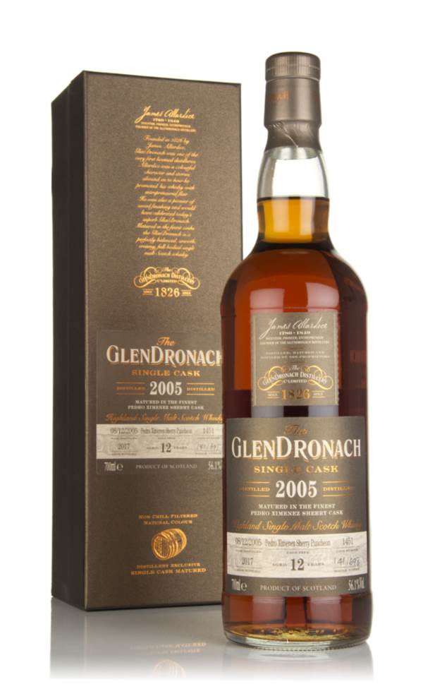 The GlenDronach 12 Year Old 2005 (cask 1451) product image
