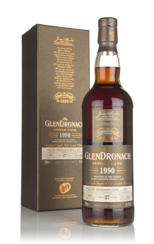 The GlenDronach 27 Year Old 1990 (cask 1014) product image