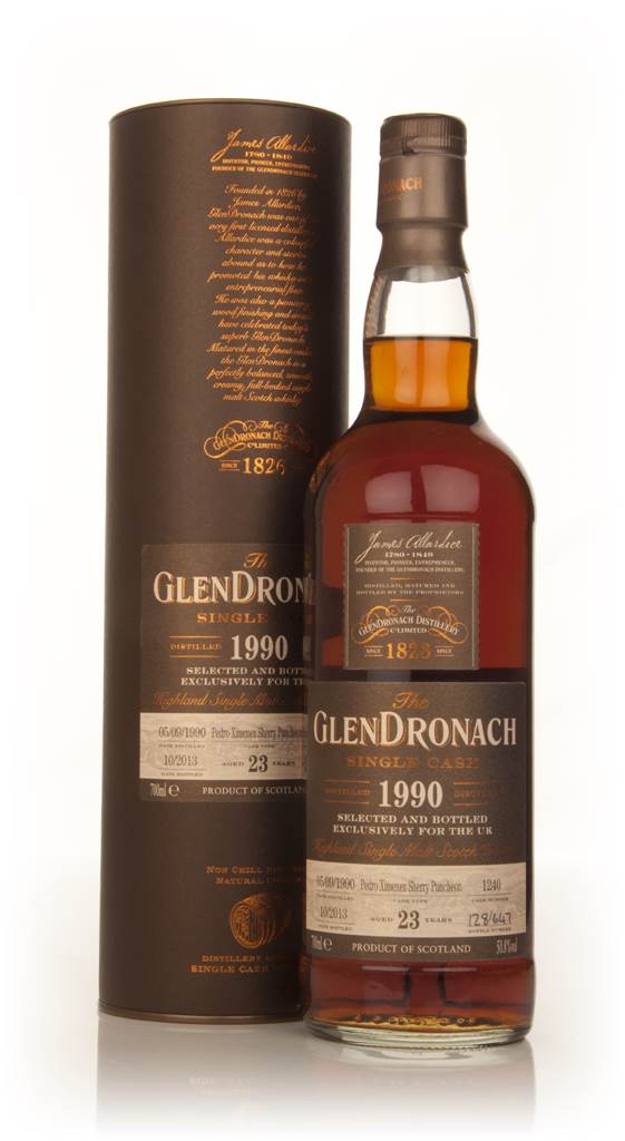 GlenDronach 23 Year Old 1990 (cask 1240) product image