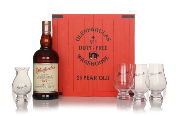 Glenfarclas 25 Year Old Glasses and Jug Gift Set product image