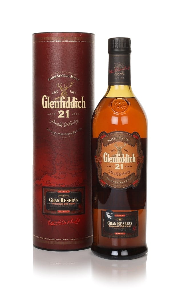 Glenfiddich 21 Year Old Gran Reserva Caribbean Rum Finish - Pre 2007
