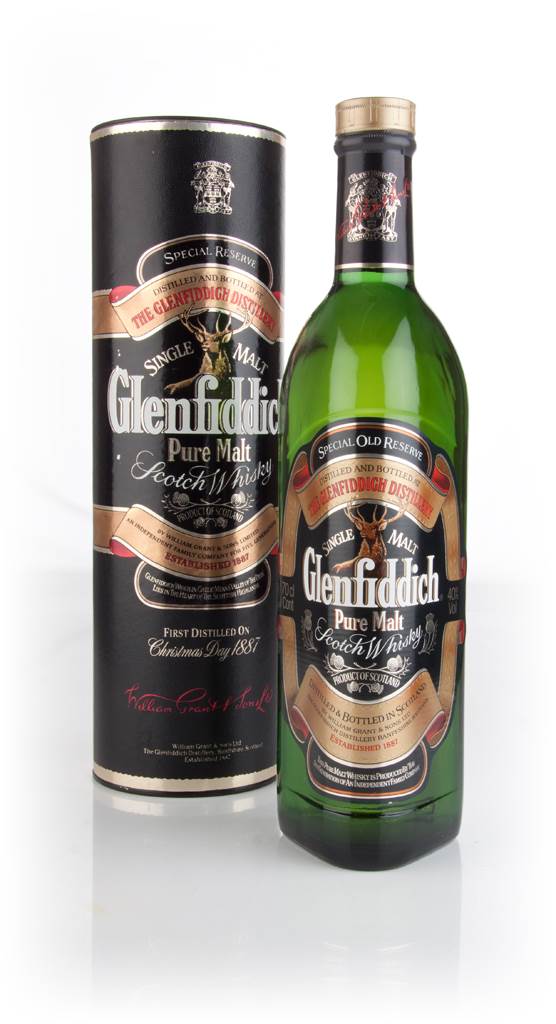 Glenfiddich Special Reserve Pure Malt  - 1980s product image