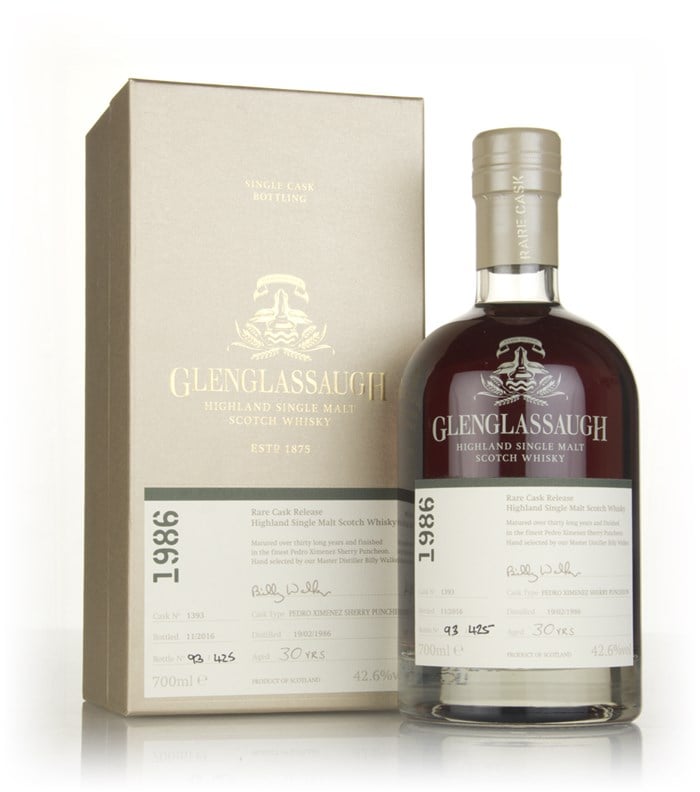 Glenglassaugh 30 Year Old 1986 (cask 1393) - Rare Cask Release Batch 3