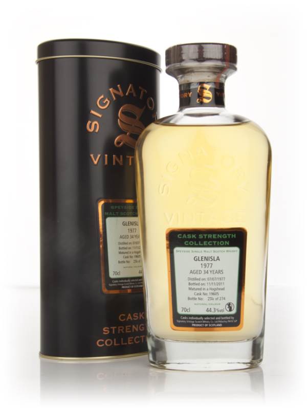 Glenisla 34 Year Old 1977 - Cask Strength Collection (Signatory) product image