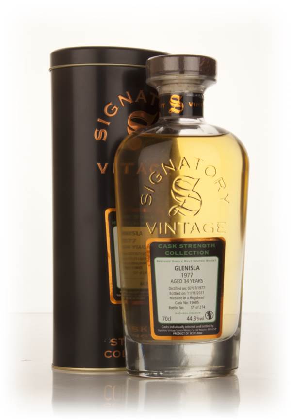 Glenisla 34 Year Old 1977 (cask 19605) - Cask Strength Collection (Signatory) product image