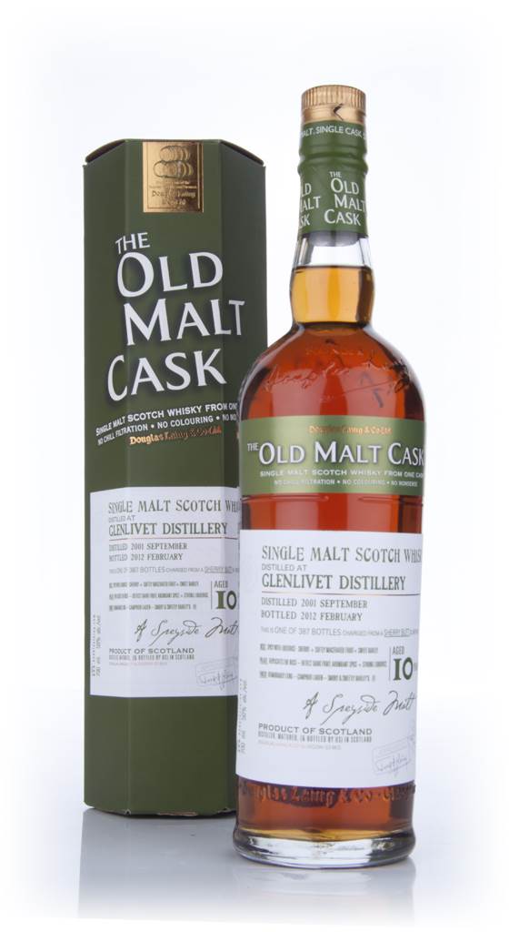 Glenlivet 10 Year Old 2001 - Old Malt Cask (Douglas Laing) product image