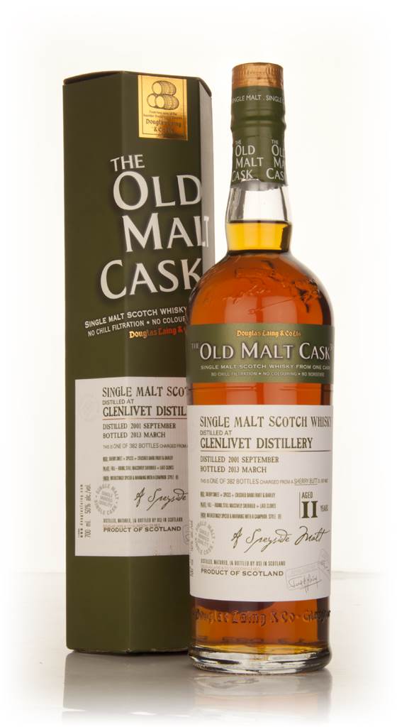 Glenlivet 11 Year Old 2001 (cask 9637) - Old Malt Cask (Douglas Laing) product image