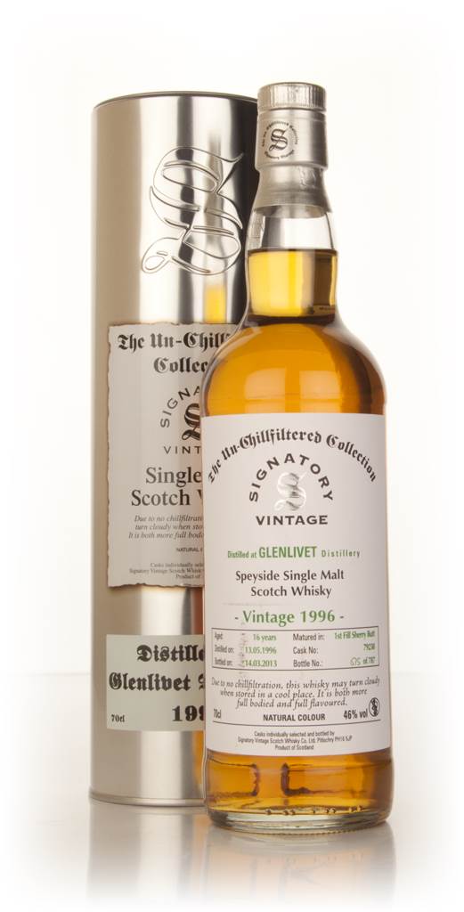 Glenlivet 16 Year Old 1996 (cask 79238) - Un-chillfiltered (Signatory) product image