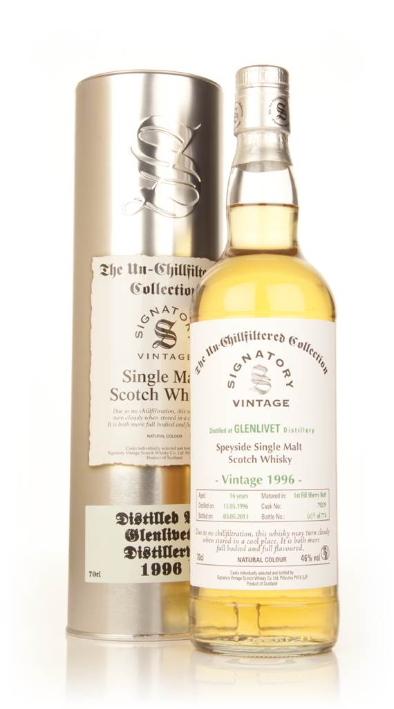 Glenlivet 16 Year Old 1996 (cask 79239) - Un-Chillfiltered Collection (Signatory) product image