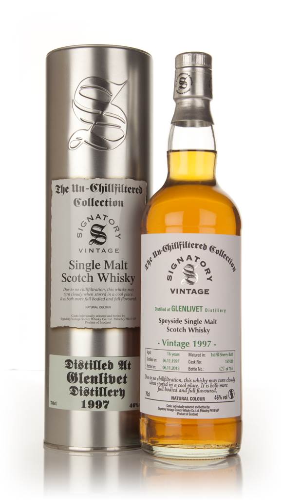Glenlivet 16 Year Old 1997 (cask 157420) - Un-Chillfiltered (Signatory) product image