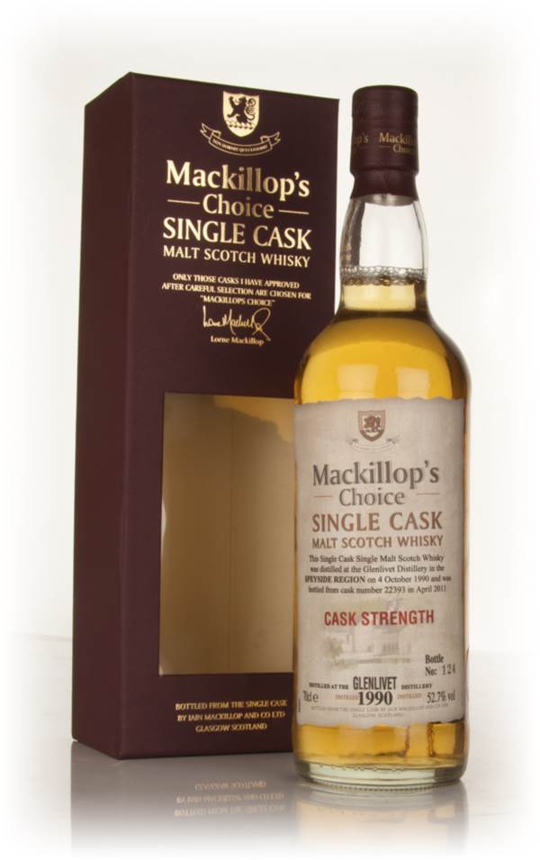 Glenlivet 20 Year Old 1990 (cask 22393) - Mackillop's Choice product image