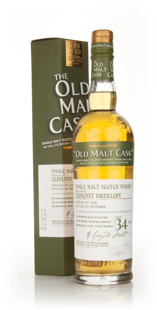 Glenlivet 34 Year Old 1977 - Old Malt Cask (Douglas Laing)  product image