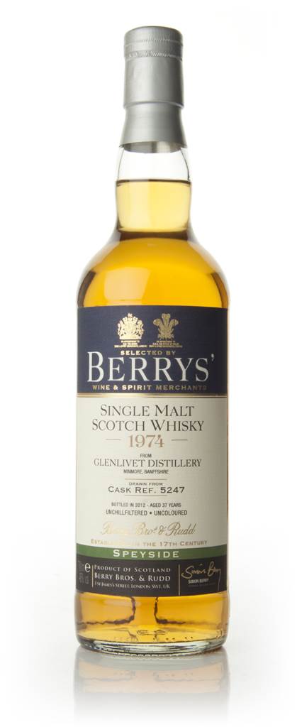 Glenlivet 37 Year Old 1974 (Cask 5247) (Berry Bros. & Rudd product image