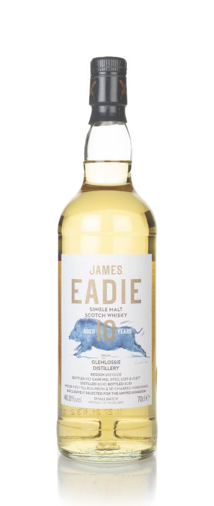 Glenlossie 10 Year Old 2010 (casks 2930, 6389, & 10877) - Small Batch (James Eadie) product image