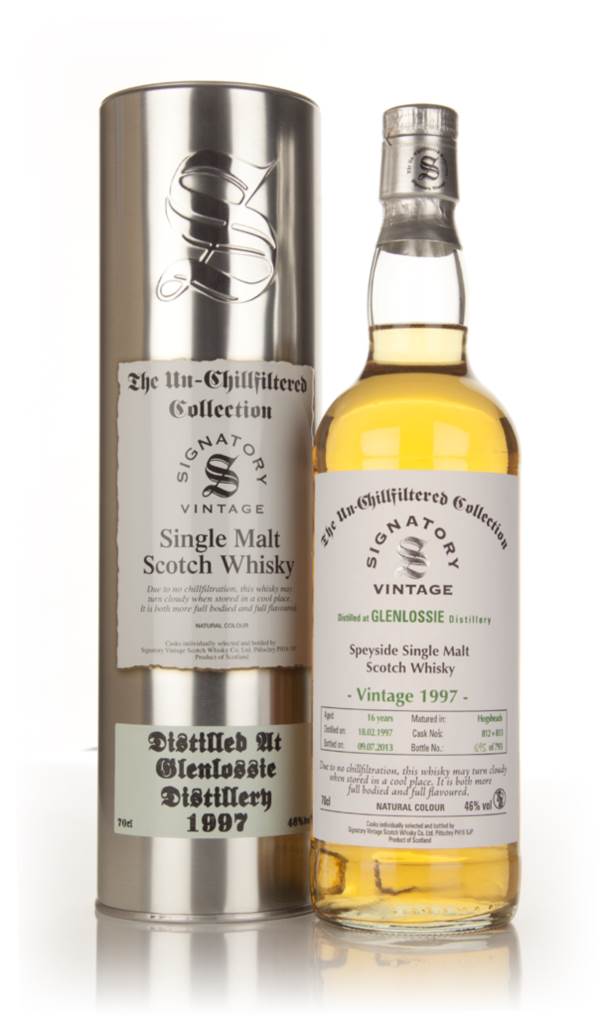 Glenlossie 16 Year Old 1997 (casks 812+813) - Un-Chillfiltered (Signatory) product image