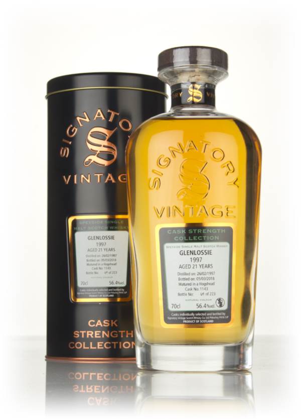Glenlossie 21 Year Old 1997 (cask 1143) - Cask Strength Collection (Signatory) product image