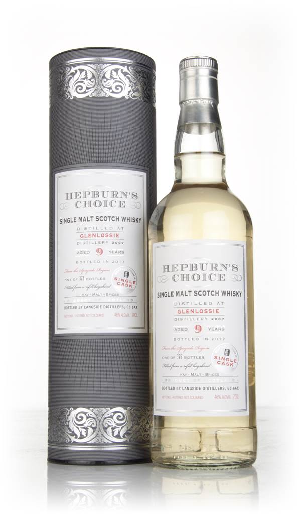 Glenlossie 9 Year Old 2007 - Hepburn's Choice (Langside) product image