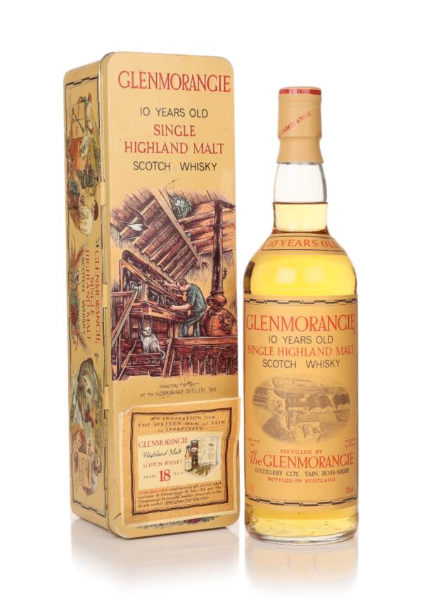 Glenmorangie 10 Year Old - 1980s with Handcrafts of Scotland Tin product image