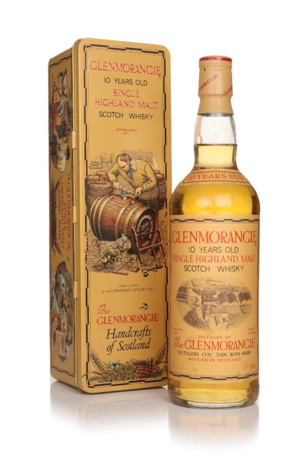 Glenmorangie 10 Year Old - 1980s with Handcrafts of Scotland Tin product image