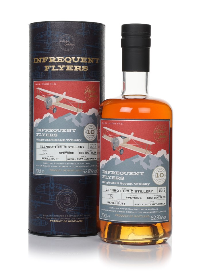 The Glenrothes 10 Year Old 2012 (cask 170) - Infrequent Flyers (Alistair Walker)