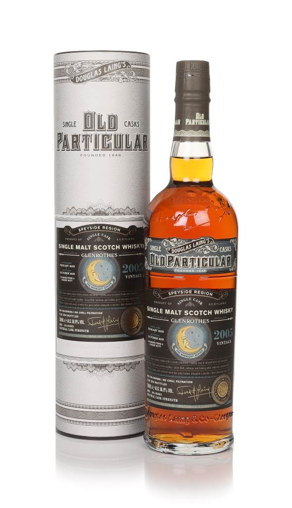 Glenrothes 18 Year Old 2005 (cask 18283) - Old Particular The Midnight Series (Douglas Laing) product image