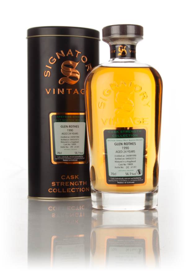 Glenrothes 24 Year Old 1990 (cask 19009) - Cask Strength Collection (Signatory) product image