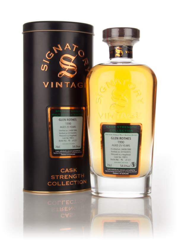 Glenrothes 25 Year Old 1990 (cask 19013) - Cask Strength Collection (Signatory) product image