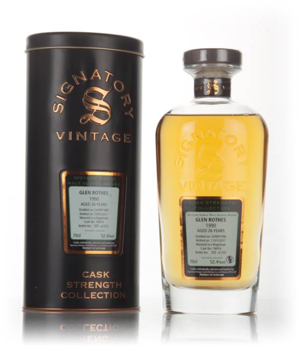 Glenrothes 26 Year Old 1990 (cask 19019) - Cask Strength Collection (Signatory) product image