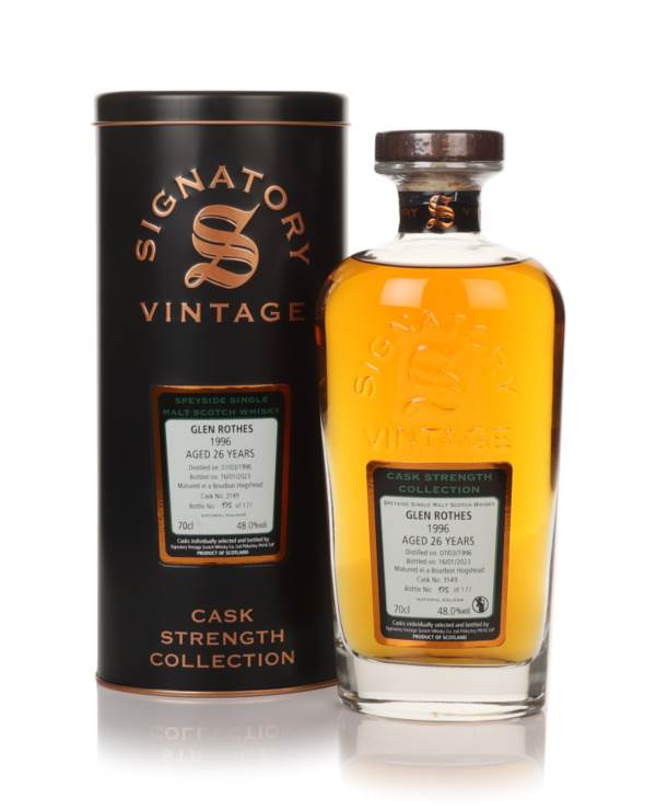 Glenrothes 26 Year Old 1996 (cask 3149) - Cask Strength Collection (Signatory) product image