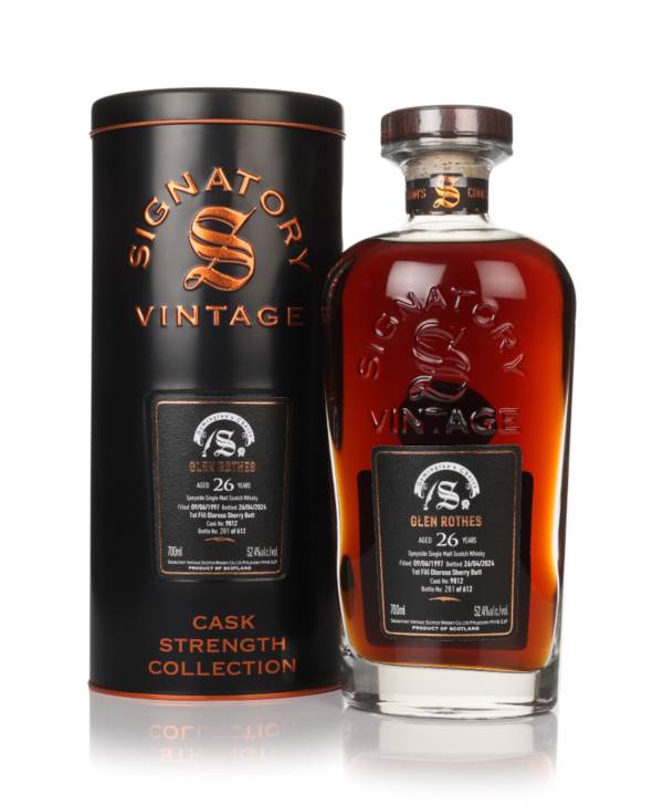 Glenrothes 26 Year Old 1997 (cask 9812) - Cask Strength Collection (Signatory) product image