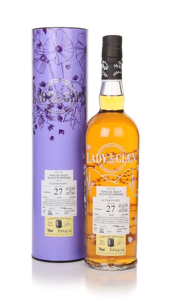 Glenrothes 27 Year Old 1996 (cask 4853) - Lady of the Glen (Hannah Whisky Merchants) product image