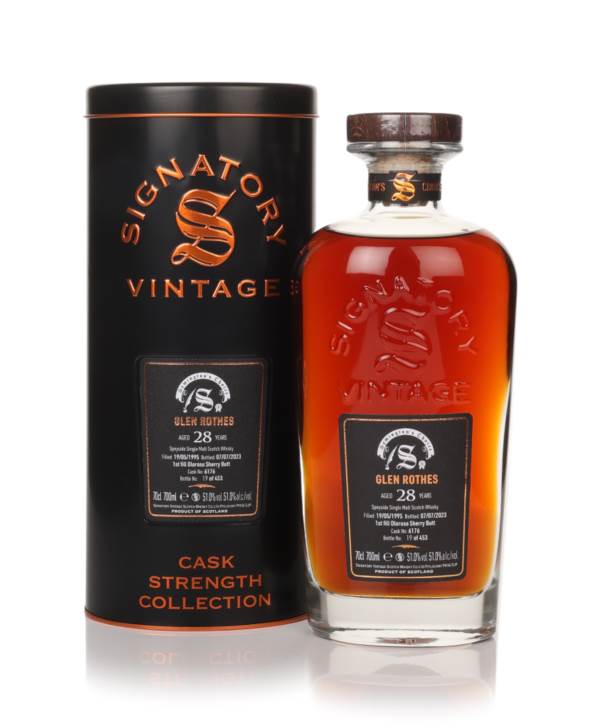 Glenrothes 28 Year Old 1995 (cask 6176) - Cask Strength Collection (Signatory) product image