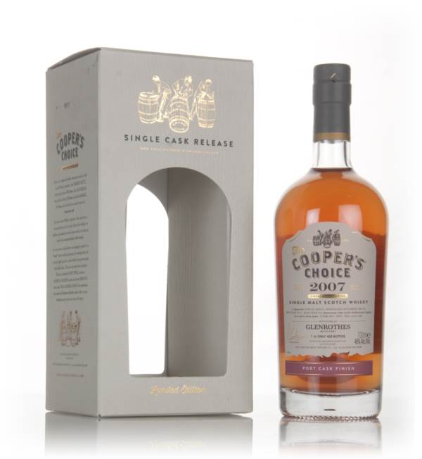 Glenrothes 9 Year Old 2007 (cask 1929) - The Cooper's Choice (The Vintage Malt Whisky Co.) product image