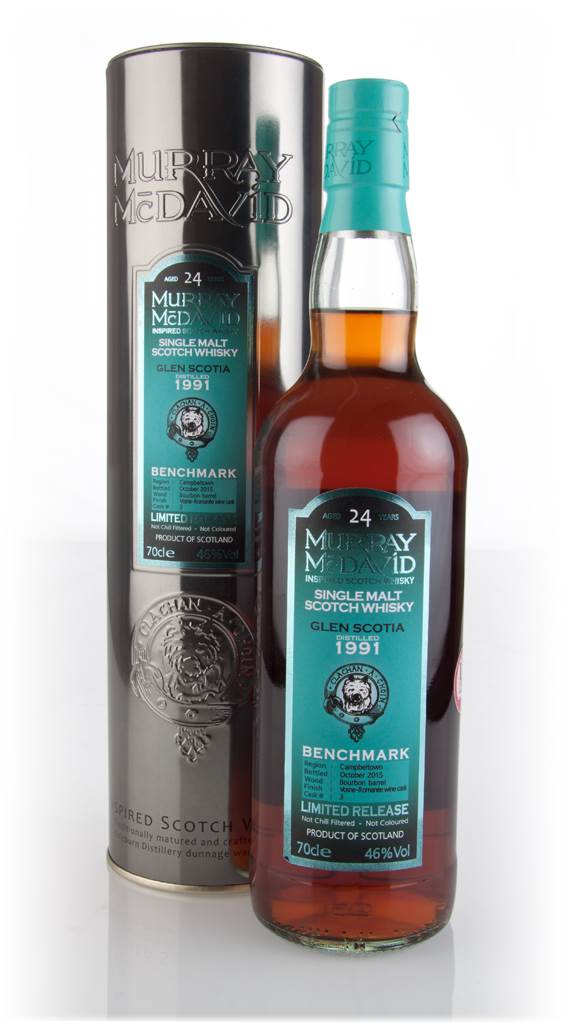 Glen Scotia 24 Year Old 1991 (cask 3) - Benchmark (Murray McDavid) product image