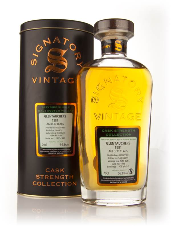 Glentauchers 30 Year Old 1981 Cask 1049 - Cask Strength Collection (Signatory) product image