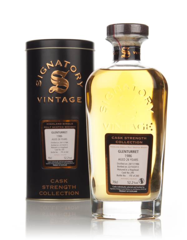 Glenturret 26 Year Old 1986 (cask 295) - Cask Strength Collection (Signatory) product image