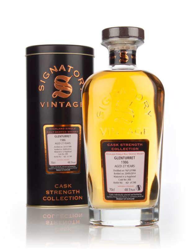 Glenturret 27 Year Old 1986 (cask 308) - Cask Strength Collection (Signatory) product image