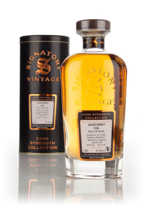 Glenturret 28 Year Old 1986 (cask 296) - Cask Strength Collection (Signatory) product image