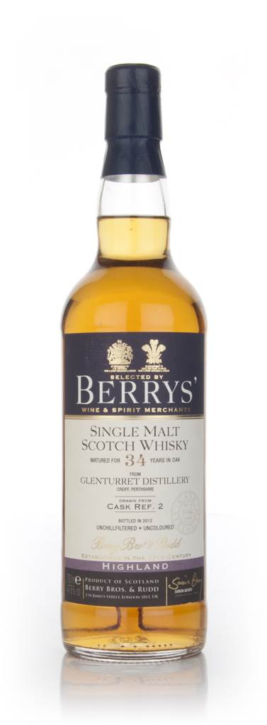 Glenturret 34 Year Old 1977 (cask ref. #2) (Berry Bros. & Rudd) product image
