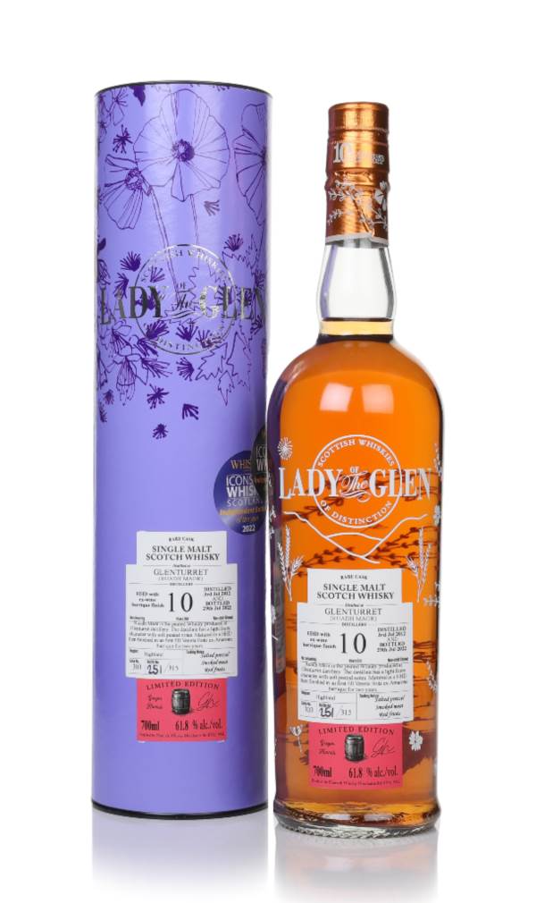 Ruadh Maor 10 Year Old 2012 (cask 303) - Lady of the Glen (Hannah Whisky Merchants) product image